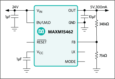 maxm15462 blockdiagram