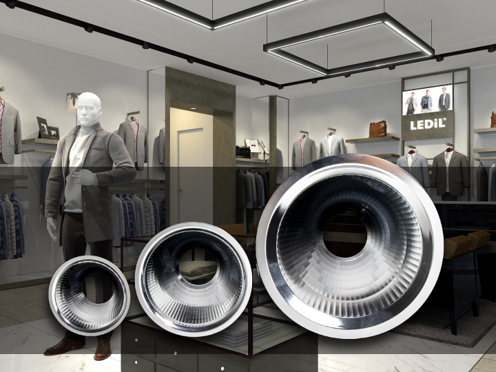 FRONTPAGE ALISE aluminium reflectors for retail lighting 1